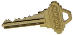 Schlage house key